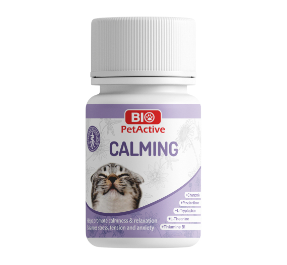 Bio Pet Active Calming for Cats 60tabs Δισκία κατά του Άγχους