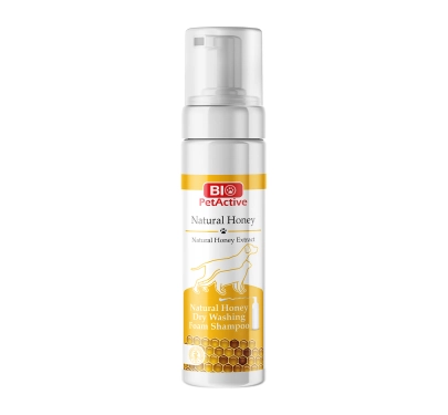 Bio Pet Active Natural Honey Dry Foam Shampoo 200ml Αφρός Καθαρισμού