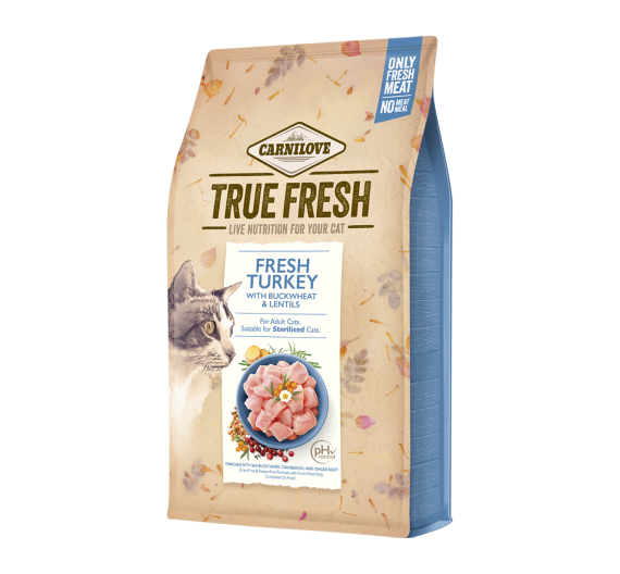 Carnilove True Fresh Cat Adult & Sterilized Turkey 340gr Carnilove True Fresh Cat Adult & Sterilized Turkey 340gr