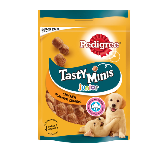 Pedigree Tasty Minis Junior Κοτόπουλο 125gr