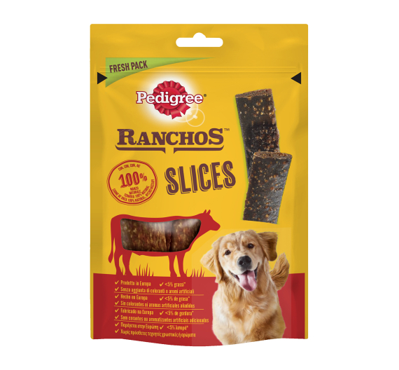 Pedigree Ranchos Slices Μοσχάρι 60gr