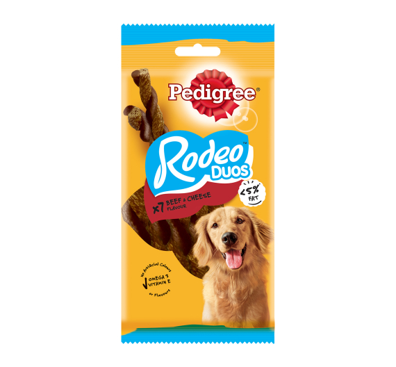 Pedigree Rodeo Duos Μοσχάρι & Τυρί 7τμχ