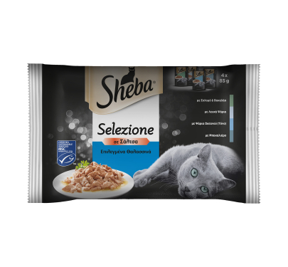 Sheba Επιλεγμένα Θαλασσινά 4x85gr
