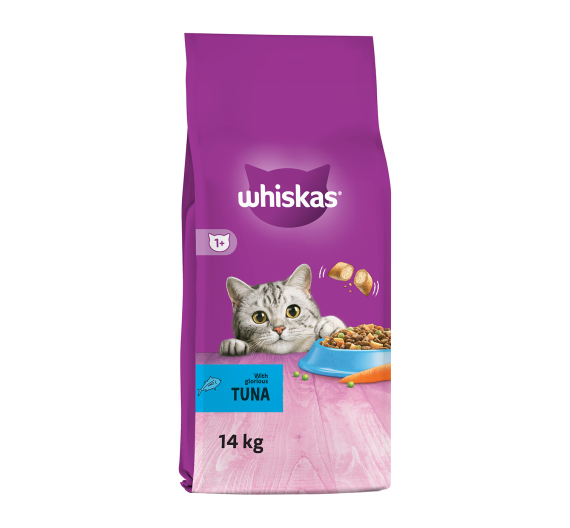 Whiskas Adult Γεμιστές Κροκέτες με Τόνο 14kg