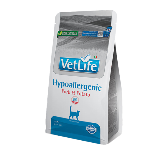 Farmina Vet Life Cat Hypoallergenic Pork & Potato 1.5kg