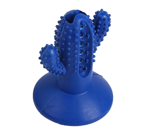 AFP Παιχνίδι για τα Δόντια Cactus Rubber 6.3x6.3x9cm Μπλε