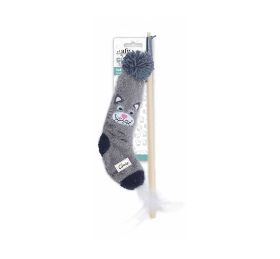 AFP Παιχνίδι Sock Wand Cat 35x8x2cm με Catnip