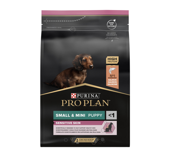 Purina Pro Plan Small & Mini Puppy Sensitive Skin Σολομός 3kg