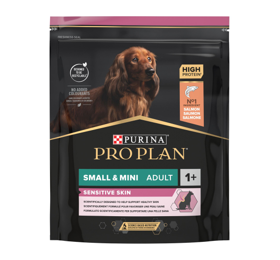 Purina Pro Plan OptiDerma Small & Mini Adult Sensitive Skin Σολομός 700gr