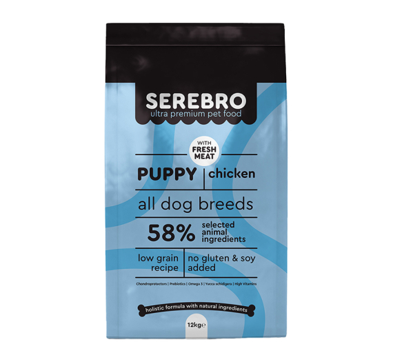 Serebro Puppy Chicken 12kg