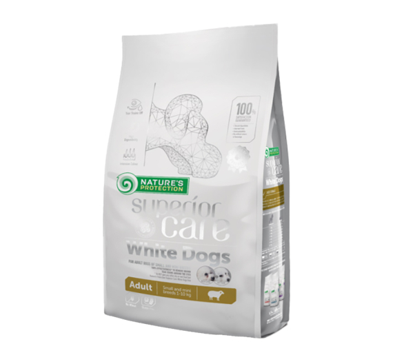 Nature's Protection White Dog Lamb Adult Mini 1.5kg