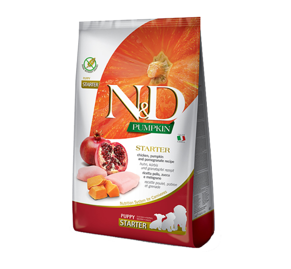 N&D Pumpkin Grain Free Chicken & Pomegranate Starter Puppy 2.5kg