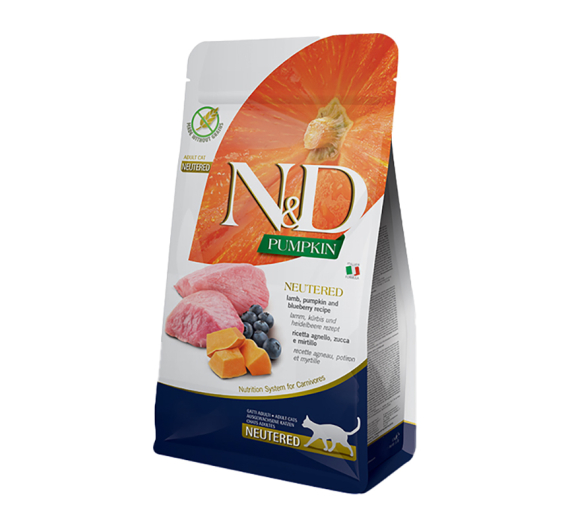 N&D Pumpkin Grain Free Lamb & Blueberry Sterilised 1.5kg