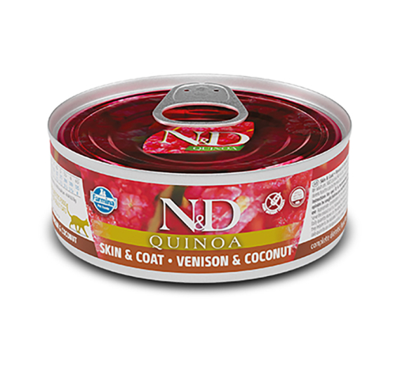 N&D Quinoa Grain Free Skin & Coat Venison 80gr