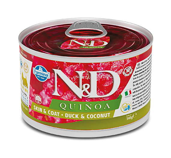 N&D Quinoa Grain Free Skin & Coat Duck Mini 140gr
