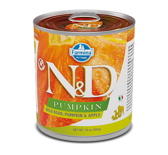 N&D Pumpkin Grain Free Boar & Apple Adult 285gr