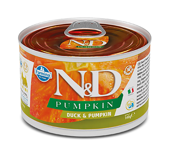 N&D Pumpkin Grain Free Duck Adult Mini 140gr