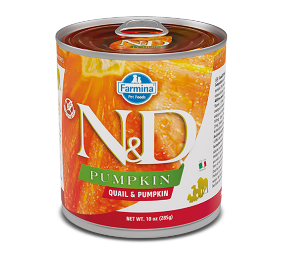 N&D Pumpkin Grain Free Quail Adult 285gr