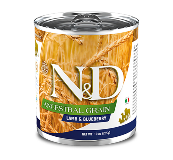 N&D Low Grain Lamb & Blueberry Adult 285gr