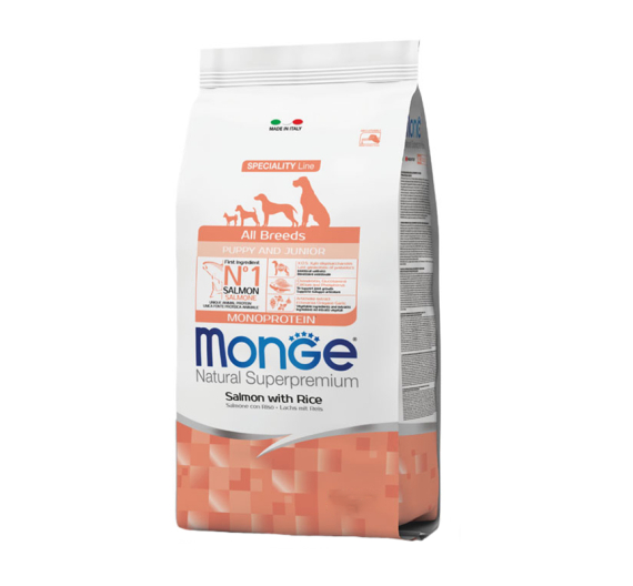 Monge Puppy All Breeds Salmon & Rice Monoprotein 2.5kg