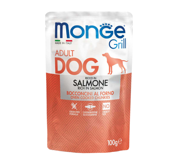 Monge Grill Dog Rich in Salmon 100gr