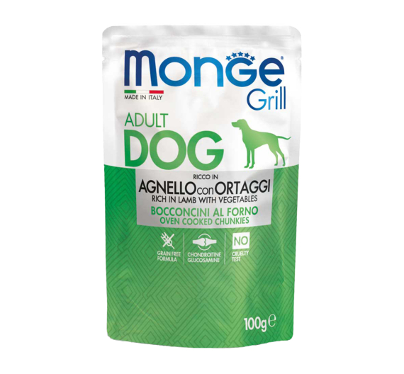 Monge Grill Dog Rich in Lamb & Vegetables 100gr