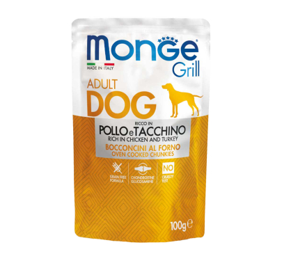 Monge Grill Dog Rich in Chicken & Turkey 100gr