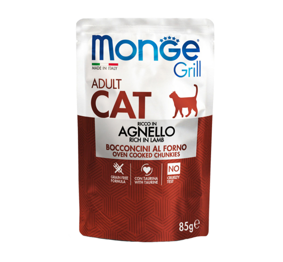 Monge Grill Cat Adult Rich in Lamb 85gr