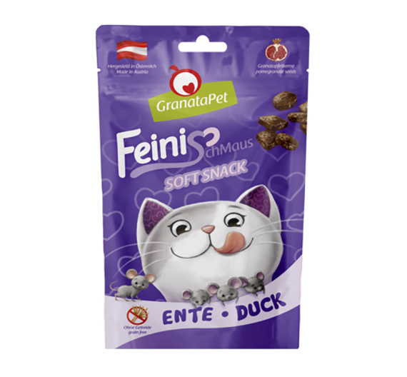 GranataPet Feinischmaus Duck 50gr Μαλακές Λιχουδιές με Πάπια GranataPet Feinischmaus Duck 50gr Μαλακές Λιχουδιές με Πάπια
