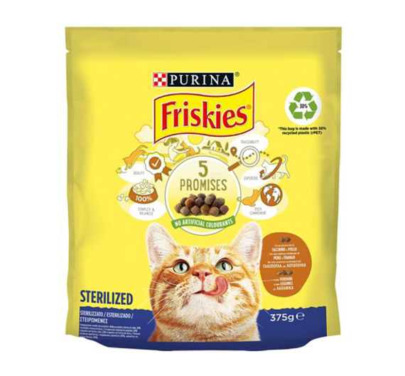 Friskies Cat για Στειρωμένες Γάτες Γαλοπούλα & Λαχανικά 375gr