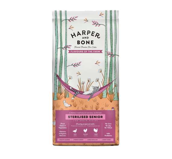 Harper & Bone Cat Senior Sterilised Flavours Farm 2kg