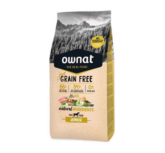 Ownat Grain Free Just Dog Junior 3kg