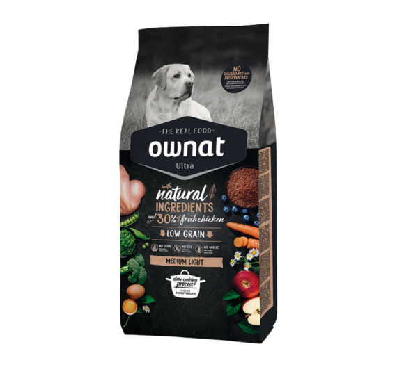 Ownat Ultra Dog Medium Adult Light 14kg