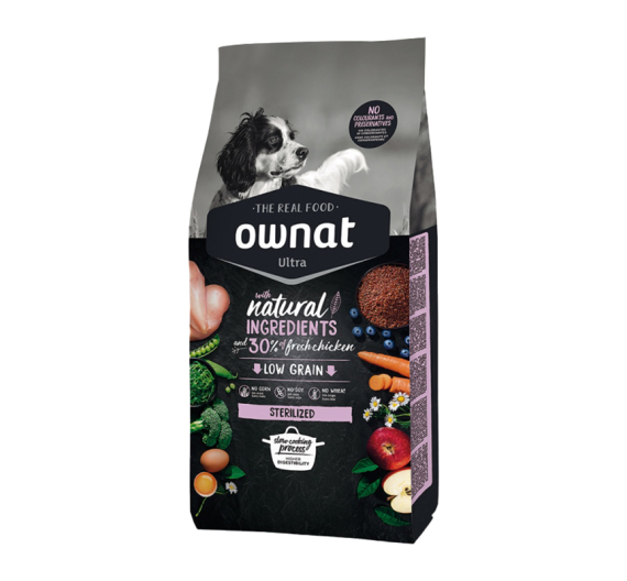 Ownat Ultra Dog Medium Adult Sterilized 14kg