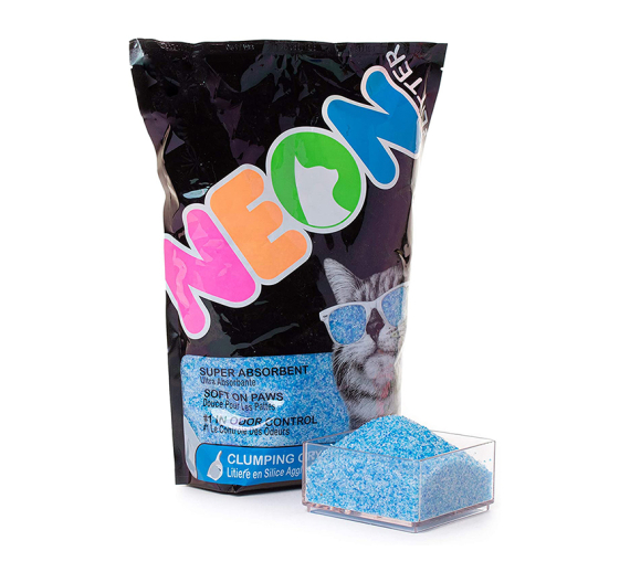 Neon Litter Clump Άμμος Σιλικόνης Μπλε 1.81kg