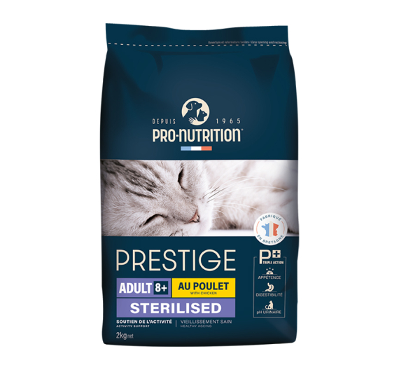 Flatazor Prestige Cat 8+ Sterilized 2kg