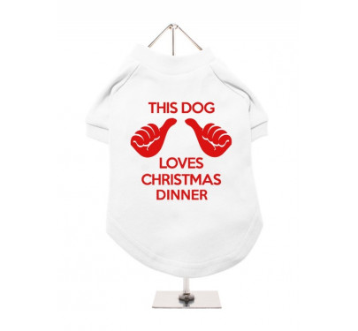 Χριστουγεννιάτικο Ρούχο Σκύλου "Loves Christmas Dinner"