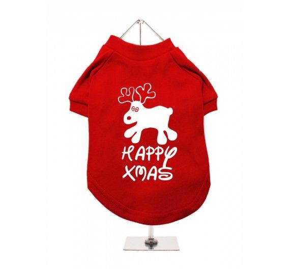 Χριστουγεννιάτικο T-shirt Σκύλου "Happy Xmas" Χριστουγεννιάτικο T-shirt Σκύλου "Happy Xmas"
