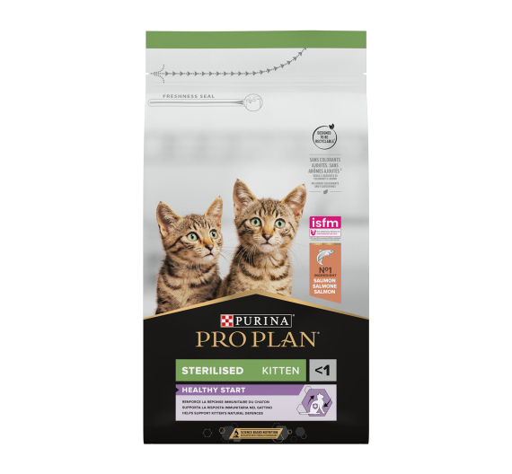 Purina Pro Plan OptiStart Kitten Sterilised Σολομός 1.5kg