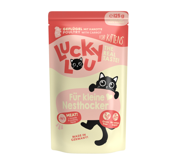 Lucky Lou LifeStage Kitten Πουλερικά 125gr