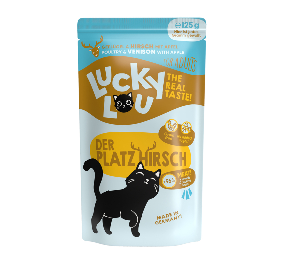 Lucky Lou LifeStage Adult Πουλερικά & Ελάφι 125gr