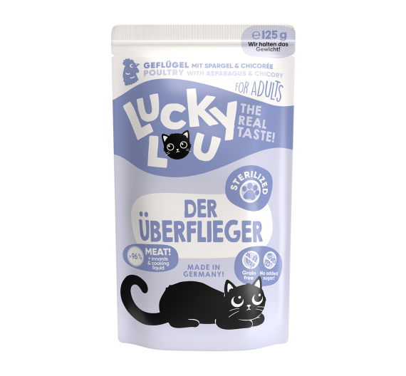 Lucky Lou LifeStage Adult Sterilized Πουλερικά 125gr