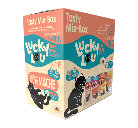 Lucky Lou LifeStage Adult Tasty Mix Box 6x125gr