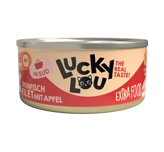 Lucky Lou ExtraFood Φιλέτο Τόνου με Μήλο σε Ζωμό 70gr