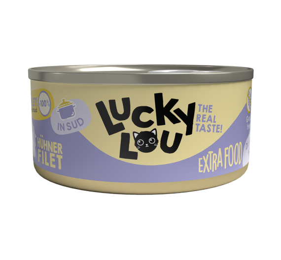 Lucky Lou ExtraFood Φιλέτο Κοτόπουλου σε Ζωμό 70gr