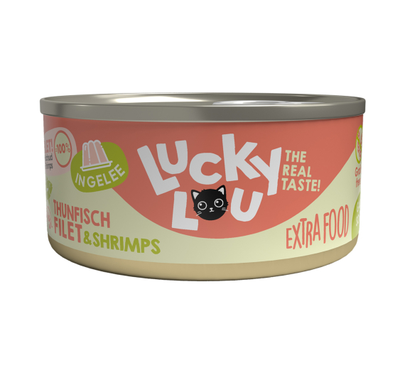 Lucky Lou ExtraFood Jelly Φιλέτο Τόνου & Γαρίδες 70gr