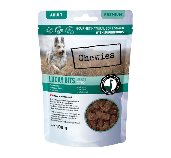 Chewies Lucky Bits Adult Στρουθοκάμηλος 100gr