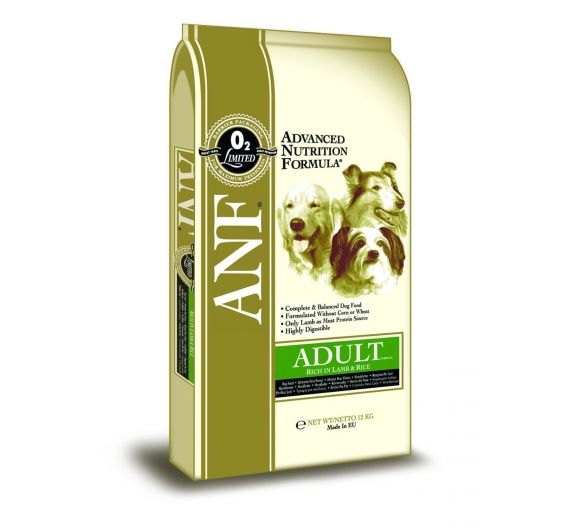 ANF Adult Lamb & Rice 12kg ANF Adult Lamb & Rice 12kg