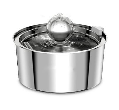 Pet Interest Συντριβάνι Stainless Steel Round Ball 3L