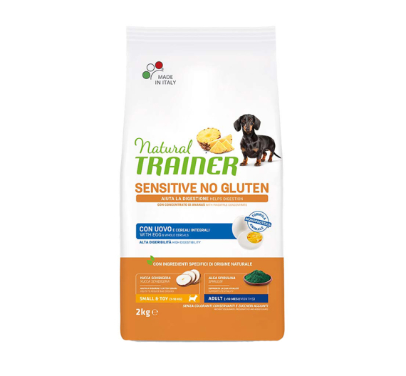 Natural Trainer Sensitive No Gluten Adult Mini Αβγό 2kg